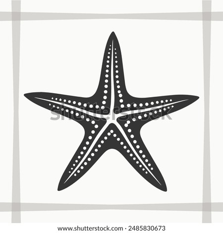 Starfish Silhouette, Starfish Icon Graphic, Starfish EPS Silhouette, Starfish Icon EPS Graphic, Icon, Vector, Cricut