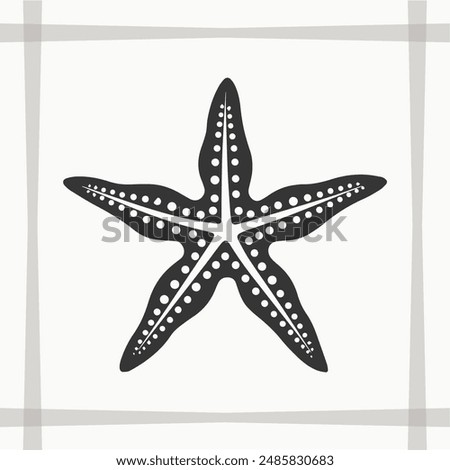 Starfish Silhouette, Starfish Icon Graphic, Starfish EPS Silhouette, Starfish Icon EPS Graphic, Icon, Vector, Cricut