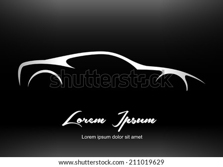 Super Car Silhouette