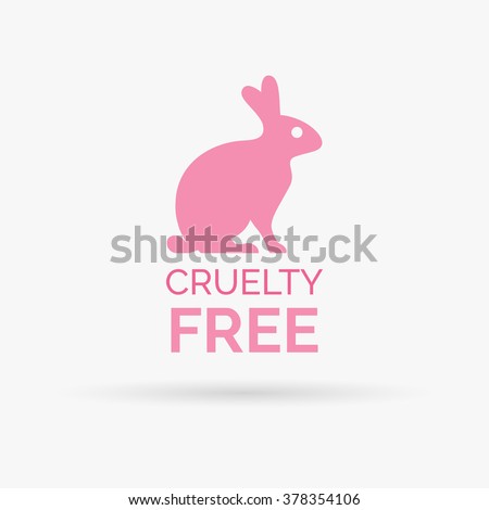 Vector Images Illustrations And Cliparts Animal Cruelty Free Icon Design Symbol Product Not Tested On Animals Sign With Pink Bunny Rabbit Vector Illustration Hqvectors Com