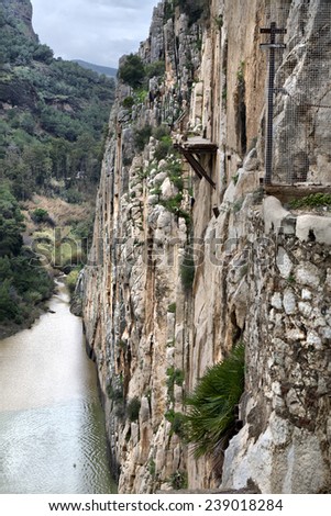 Famous and spectacular place in Spain. High density range image