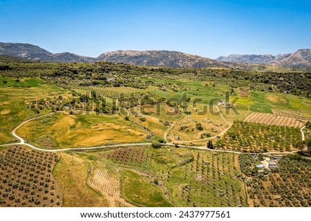 Similar – Image, Stock Photo Ronda Lanedscape in Andalusia, Spain