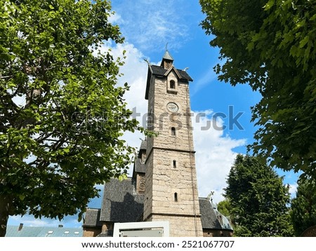 Similar – Image, Stock Photo Between trees Dresden