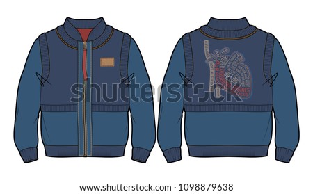 Kumpulan Koleksi Download Desain Jaket Bomber Cdr Terbaik