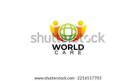 World Care vector and Logo design Template
