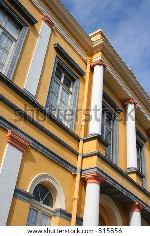 Colonial building in Reunion Island