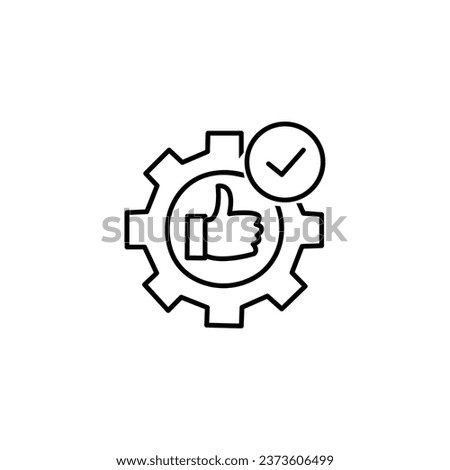Best practices icons symbol vector elements for infographic web
