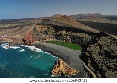 Similar – Image, Stock Photo Aerial view Lanzarote