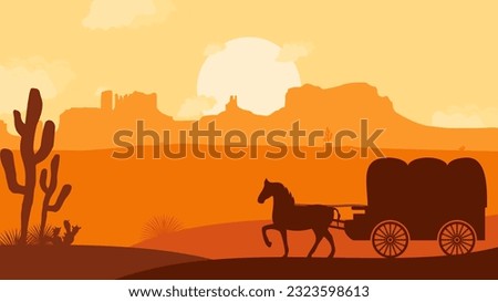 pioneer day background vector illustration suitable for pioneer day event in united states with landscape style and arizona view