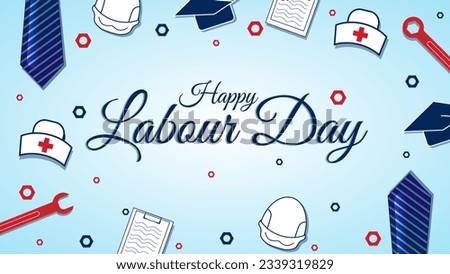 international workers day design vector illustration, labor day background 1 st of may suitable for giving greetings during Labor Day celebrations in the world