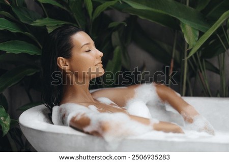 Similar – Image, Stock Photo relaxation Healthy Senses