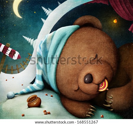 Similar – Image, Stock Photo winter sleep cap Animal