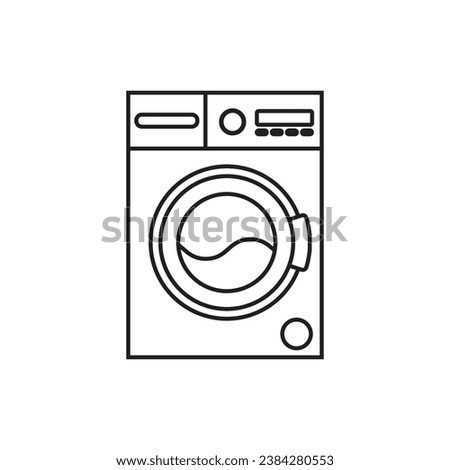 washing machine icon vector illustration eps