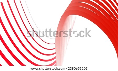 white red flag gradient background abstract wavy tech lines 