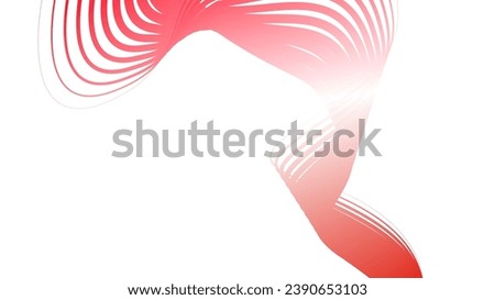 white red flag gradient background abstract wavy tech lines 