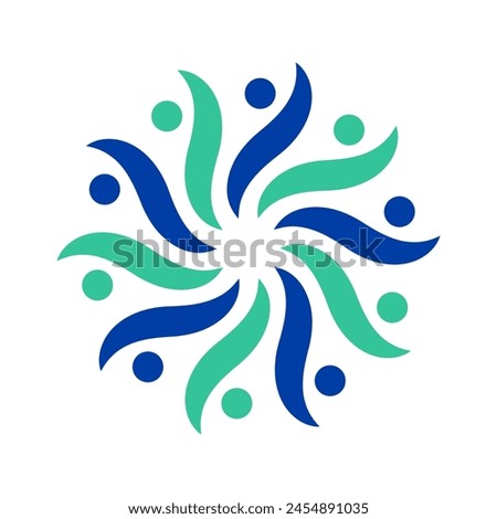 10 togetherness union logo vector