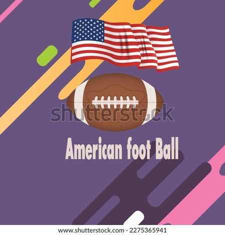 american football league.american football conference.american football vector banner.