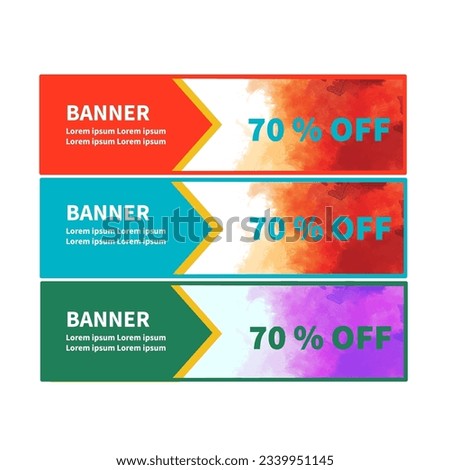 Business webinar banner template design. Modern banner design with black and white background .  Gradient black. Business ad banner. Vertical, horizontal and square template.Usable for banner, cover, 