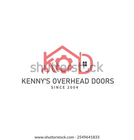 Garage Door Company Logo design.