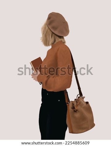 Image, Stock Photo Main thing blonde | literally