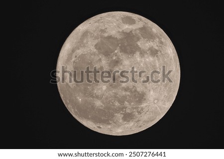 Similar – Image, Stock Photo Supermoon at night