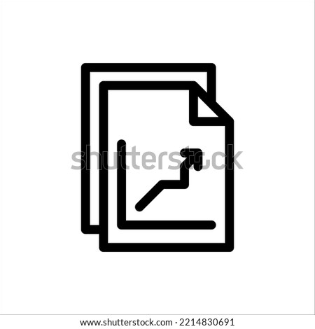 Icon Data reapot, Line, outline, Flat Icon Logo Illustration Vector Isolated. Suitable for Web Design, Logo, App. 
