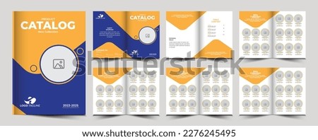 Product catalog or catalogue template design	
