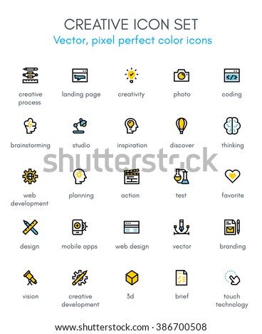 Creative package line icon set. Pixel perfect fully editable vector icon suitable for websites, info graphics and print media.