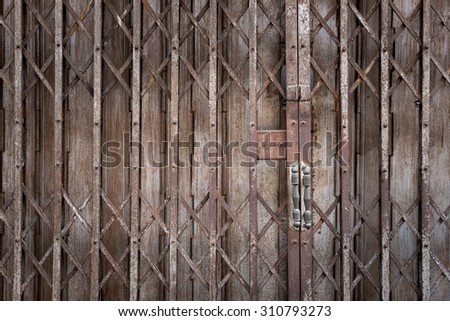 Rustic Metal Sliding Door