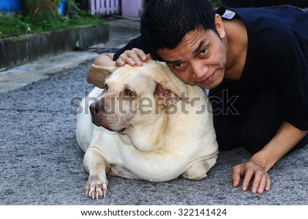 People with dog fat cute




















Friendship between man and dog.