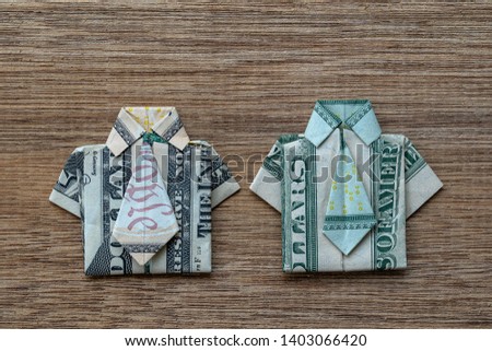 Origami Shirt Dollar Bill Folded Images And Stock Photos