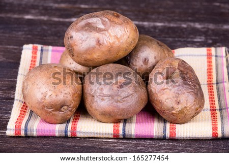 Ukrainian national dish is baked potatoes