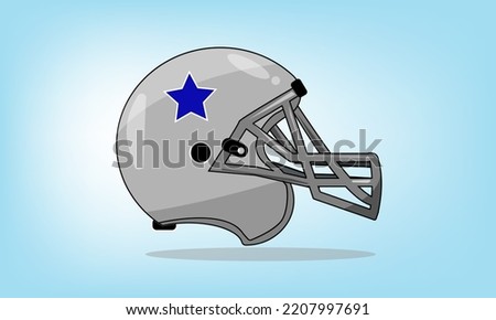 American football cowboys vector art