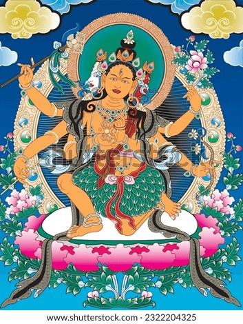 thangka,buddha art painting, buddhist art, buddha.