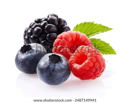 Similar – Image, Stock Photo Berries mix berry fruit