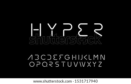 Hyper modern minimal vector alphabet.