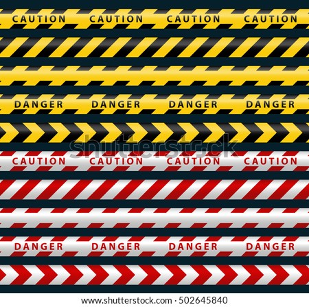 Similar – Image, Stock Photo Barrier banding at the platform