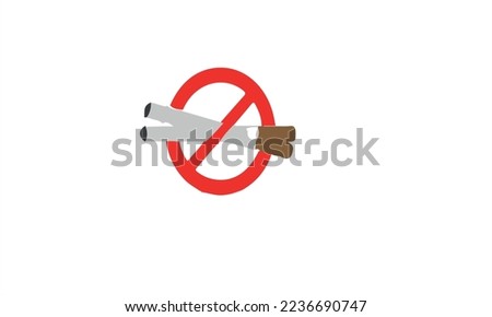 no smoking sign or icon. ban on smoking banner for Facebook post. no smoking awareness campaign, say
