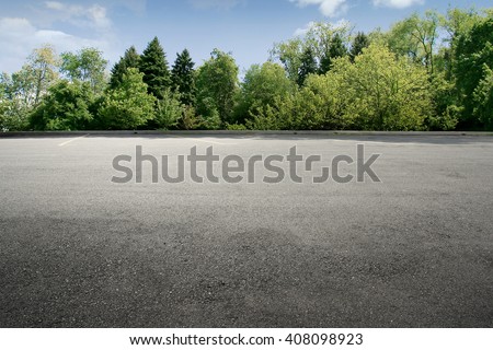 Similar – Image, Stock Photo a forest street from far above