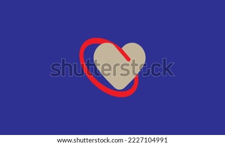 heart,love weight vector logo design.