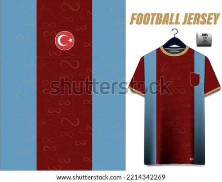 Football Jersey t shirt vector design sports soccer uniform front and texture fabric textile