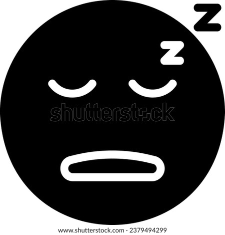 tired glyph icon illustration vector