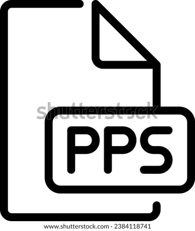 pps line icon illustration vector