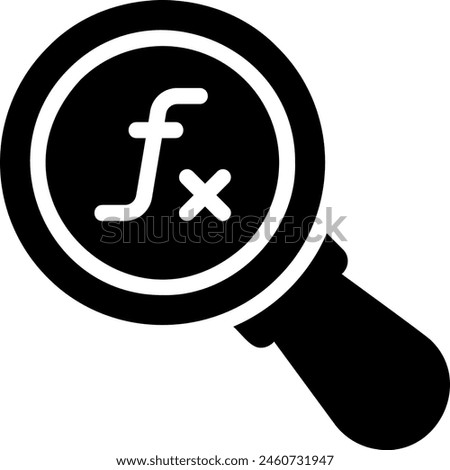 search glyph icon illustration vector