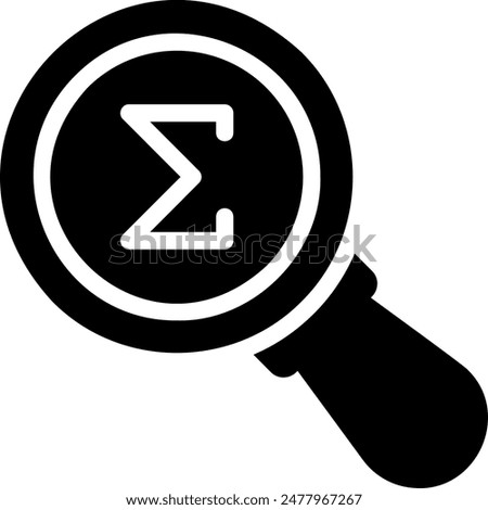 search glyph icon illustration vector