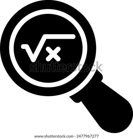 search glyph icon illustration vector