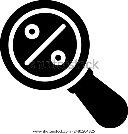 search glyph icon illustration vector