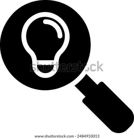 search glyph icon illustration vector