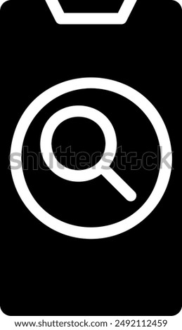 search glyph icon illustration vector