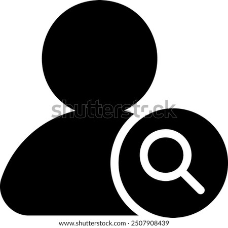 search glyph icon illustration vector